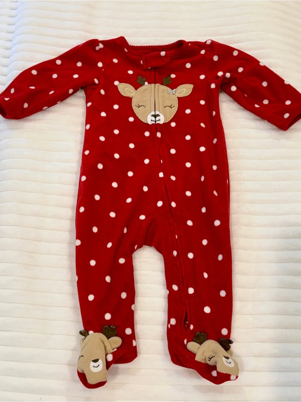 Baby Girl Christmas Holiday bundle 3-6 months, dress sweater onesie grinch